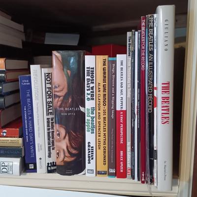 LOT 179B: Large Collection of Books on The Beatles