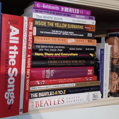 LOT 179B: Large Collection of Books on The Beatles