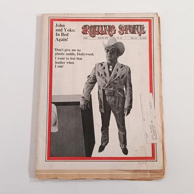 LOT 180B: Rolling Stones Magazine 1969 John and Yoko with a Collection of Beatles Related Ephemera