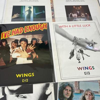 LOT 196B: Beatles Sheet Music + Solo John Lennon & Paul McCartney ( Wings)