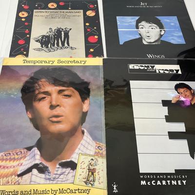 LOT 196B: Beatles Sheet Music + Solo John Lennon & Paul McCartney ( Wings)