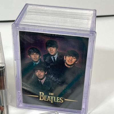 LOT 199B: Vintage 90s Beatles Trading Cards - 1996 Apple Corp. Complete 100-Card Set and More