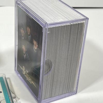 LOT 199B: Vintage 90s Beatles Trading Cards - 1996 Apple Corp. Complete 100-Card Set and More