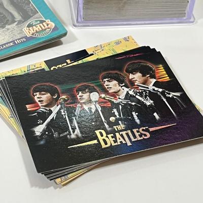 LOT 199B: Vintage 90s Beatles Trading Cards - 1996 Apple Corp. Complete 100-Card Set and More