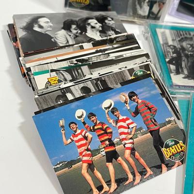 LOT 199B: Vintage 90s Beatles Trading Cards - 1996 Apple Corp. Complete 100-Card Set and More