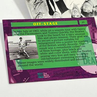 LOT 199B: Vintage 90s Beatles Trading Cards - 1996 Apple Corp. Complete 100-Card Set and More