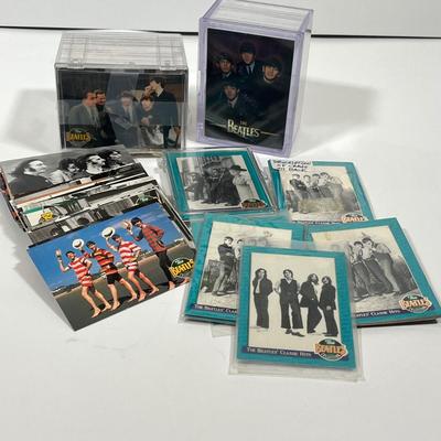 LOT 199B: Vintage 90s Beatles Trading Cards - 1996 Apple Corp. Complete 100-Card Set and More
