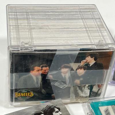 LOT 199B: Vintage 90s Beatles Trading Cards - 1996 Apple Corp. Complete 100-Card Set and More