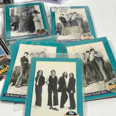 LOT 199B: Vintage 90s Beatles Trading Cards - 1996 Apple Corp. Complete 100-Card Set and More