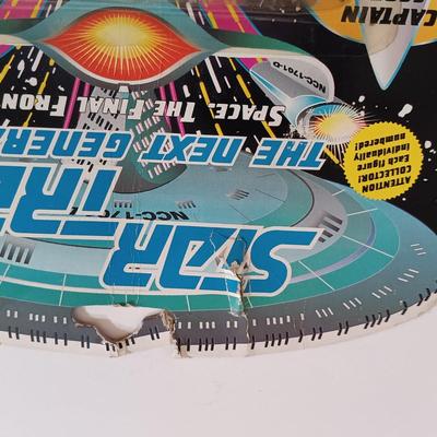 LOT 201B: Playmates Early 90s Star Trek The Next Generation Action Figures