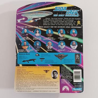 LOT 201B: Playmates Early 90s Star Trek The Next Generation Action Figures