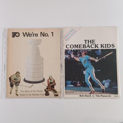 LOT 204B: The Comeback Kids Phillies 1980 World Series Magazines, 19702 Flyers Stanley Cup Magazines & More