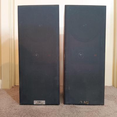 LOT 205B: Acoustic Image Pure Titanium GT-338 Bi-Amp Bookshelf HiFi Speakers