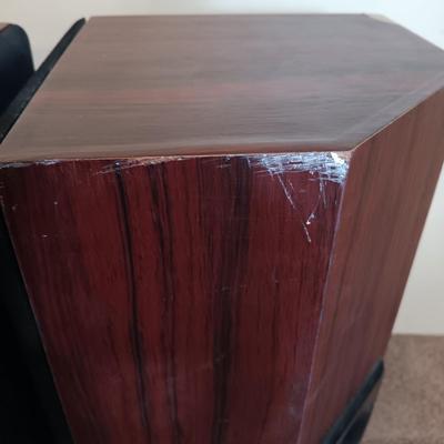 LOT 205B: Acoustic Image Pure Titanium GT-338 Bi-Amp Bookshelf HiFi Speakers