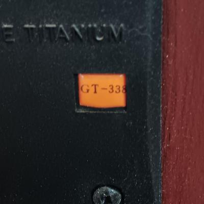 LOT 205B: Acoustic Image Pure Titanium GT-338 Bi-Amp Bookshelf HiFi Speakers