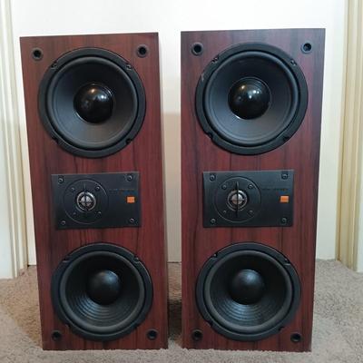 LOT 205B: Acoustic Image Pure Titanium GT-338 Bi-Amp Bookshelf HiFi Speakers