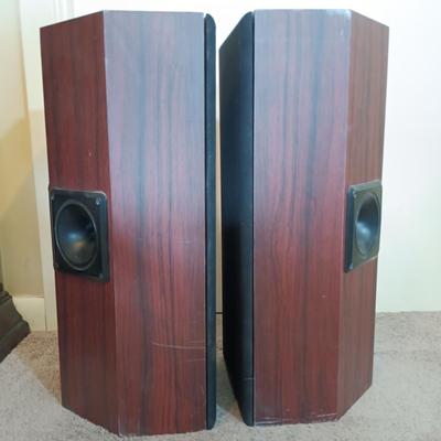 LOT 205B: Acoustic Image Pure Titanium GT-338 Bi-Amp Bookshelf HiFi Speakers