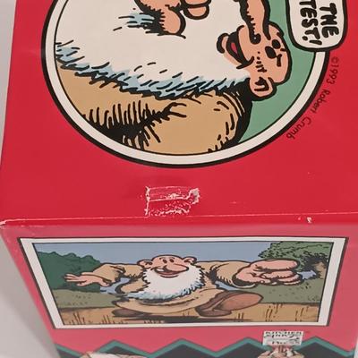 LOT 208B: The R. Crumb Coffee Table Art Book w/ 1971 Stoned Agin! Poster & 1993 Mr. Natural Vinyl Toy