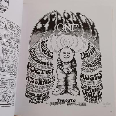 LOT 208B: The R. Crumb Coffee Table Art Book w/ 1971 Stoned Agin! Poster & 1993 Mr. Natural Vinyl Toy