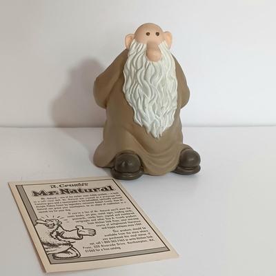 LOT 208B: The R. Crumb Coffee Table Art Book w/ 1971 Stoned Agin! Poster & 1993 Mr. Natural Vinyl Toy