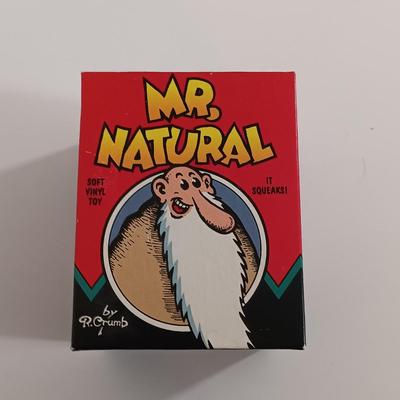 LOT 208B: The R. Crumb Coffee Table Art Book w/ 1971 Stoned Agin! Poster & 1993 Mr. Natural Vinyl Toy