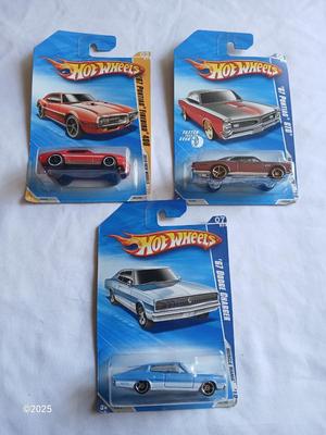 Three new 1967 Hot Wheels collectable cars