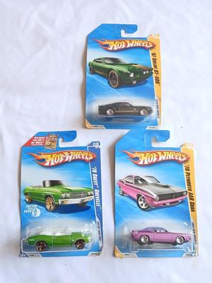 Three new Collectable Hot wheels cars
