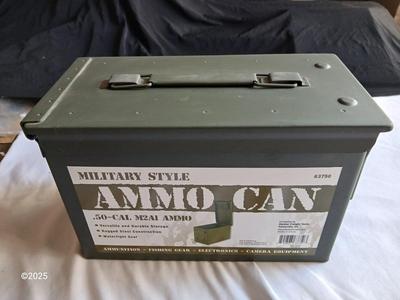 Metal Military Style Ammo Can