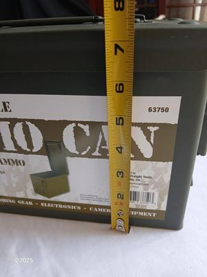 Metal Military Style Ammo Can