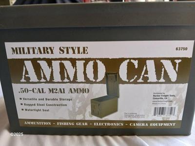 Metal Military Style Ammo Can