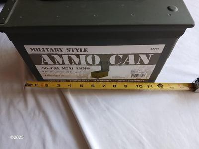 Metal Military Style Ammo Can