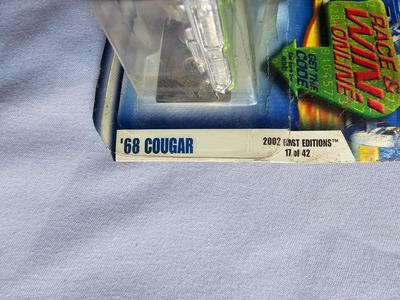 Collectable Hot Wheels cars - new in damaged packaging