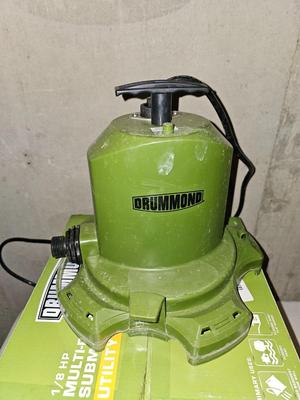 Drummond 1/6 HP Multi-Directional Submersible Utility pump