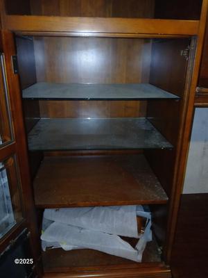Adjustable wall unit entertainment center