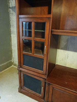 Adjustable wall unit entertainment center