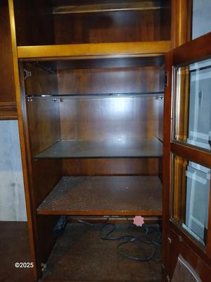 Adjustable wall unit entertainment center