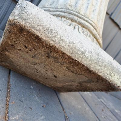 Concrete "Reading Fairy" and Corinthian Pedestal (FD-SD)