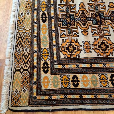 Hand-Knotted Persian Turkoman Rug 6'5" x 4'7" (DR-SD)