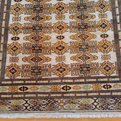 Hand-Knotted Persian Turkoman Rug 6'5" x 4'7" (DR-SD)