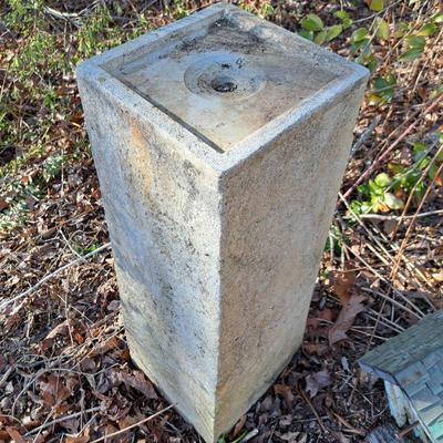 Two Rustic Folksy Wooden Birdhouses on Stands (BD-SD)