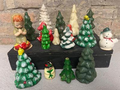 Vintage Christmas candles