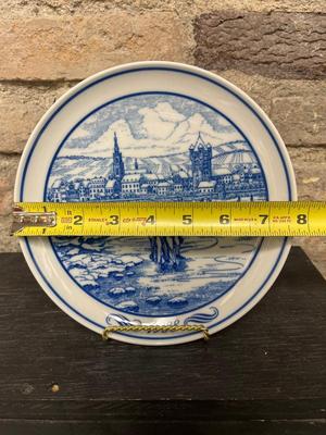 Commemorative Plate and Cheese Knives