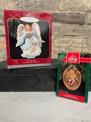 Hallmark 25th Anniversary Ornaments