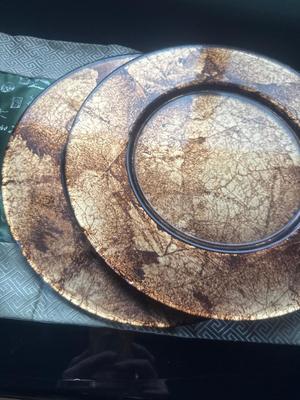 Gold dishes 3 pc