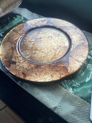 Gold dishes 3 pc