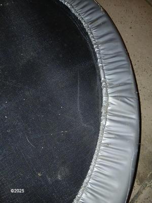 3-foot exercise trampoline with portable exercise anywhere foot pedal bike exerciser