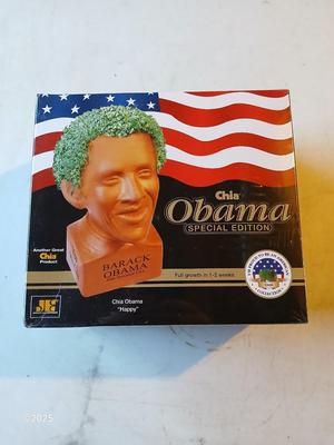Chia Obama Special edition Obama Chia pet - Grow the man some hair Chia Obama "Happy"