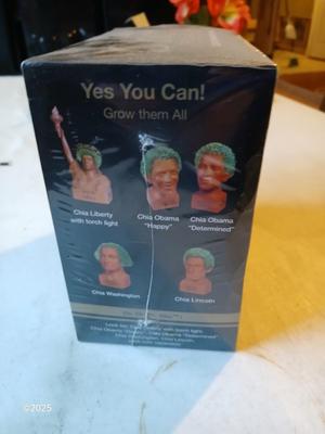 Chia Obama Special edition Obama Chia pet - Grow the man some hair Chia Obama "Happy"