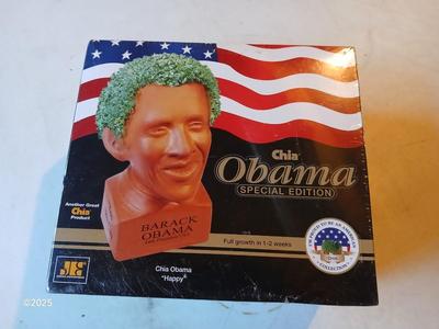 Chia Obama Special edition Obama Chia pet - Grow the man some hair Chia Obama "Happy"