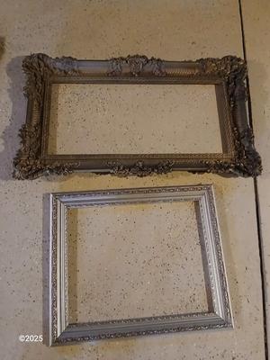 Two vintage photo frames